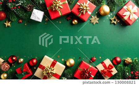 AI Image: Christmas frame material AI Image: Christmas frame material 130008821