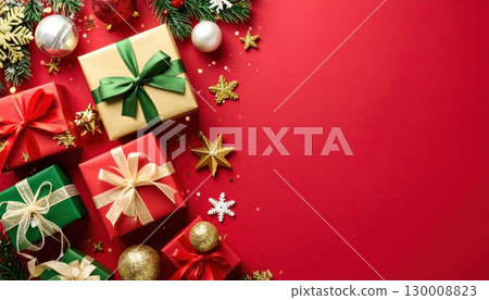 AI Image: Christmas frame material 130008823