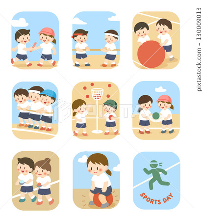運動會活動插圖 運動會活動插圖 130009013