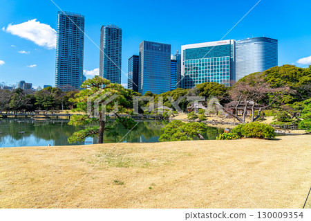 [東京] 被摩天大樓包圍的濱離宮恩賜庭園 130009354