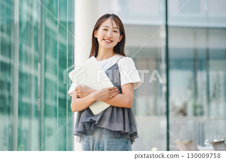 Female college's portrait Female college's portrait 130009758