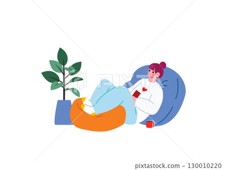 Woman in a room with shoes 130010220