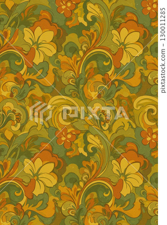 復古彩色花卉藝術牆飾 復古彩色花卉藝術牆飾 130011285