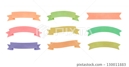 用於裝飾和設計的簡單絲帶向量集 用於裝飾和設計的簡單絲帶向量集 130011883