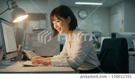 A moment of bright smiles at work A moment of bright smiles at work 130012391