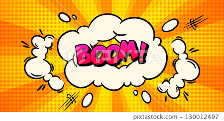 Comic pow boom explosion Comic pow boom explosion 130012497