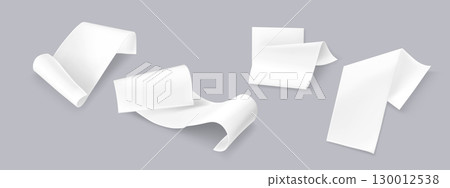 Blank bill receipt paper sheets 130012538