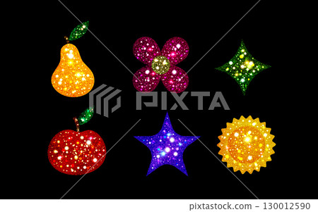 Y2k glitter sticker set Y2k glitter sticker set 130012590