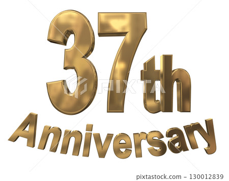 3DCG text "37th Anniversary/37th Anniversary Mark Sparkle" 3DCG text "37th Anniversary/37th Anniversary Mark Sparkle" 130012839