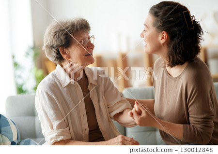 Happy patient and caregiver Happy patient and caregiver 130012848