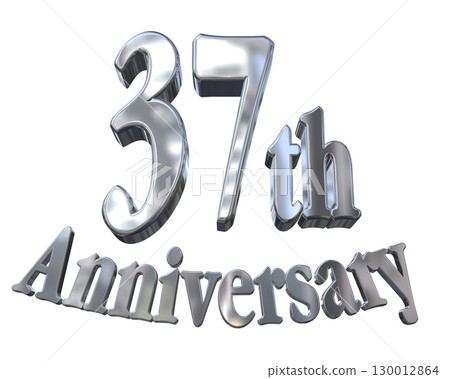 3DCG text "37th Anniversary/37th Anniversary Mark Sparkle" 3DCG text "37th Anniversary/37th Anniversary Mark Sparkle" 130012864