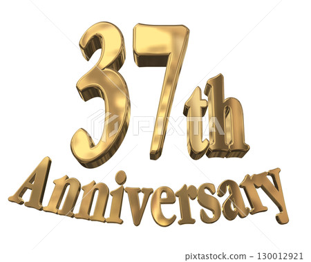 3DCG text "37th Anniversary/37th Anniversary Mark Sparkle" 3DCG text "37th Anniversary/37th Anniversary Mark Sparkle" 130012921