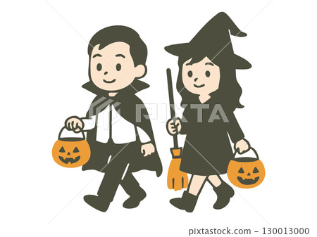 Children enjoying Halloween Children enjoying Halloween 130013000