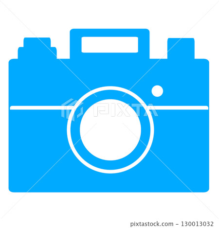 A refreshing illustration of a white camera painted in light blue (transparent PNG) A refreshing illustration of a white camera painted in light blue (transparent PNG) 130013032