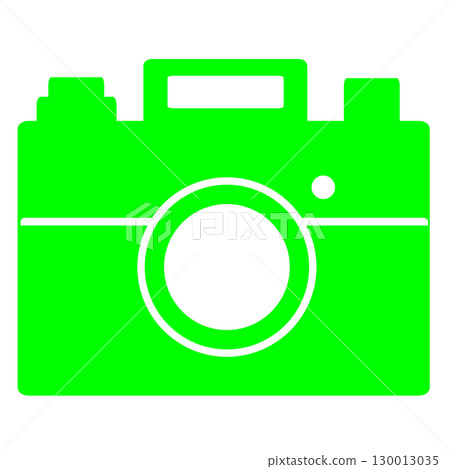 Natural illustration of a white camera painted in green (transparent PNG) Natural illustration of a white camera painted in green (transparent PNG) 130013035