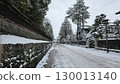 Snowy road 130013140