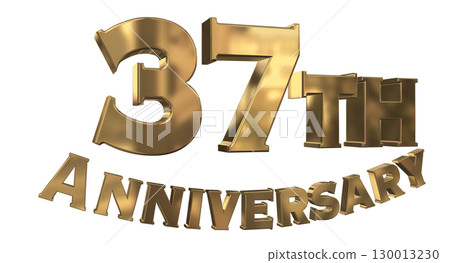 3DCG text "37th Anniversary/37th Anniversary Mark Sparkle" 3DCG text "37th Anniversary/37th Anniversary Mark Sparkle" 130013230