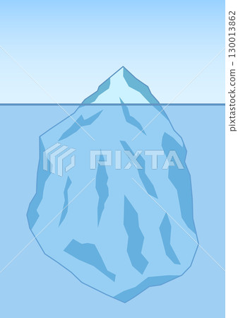 Tip of the iceberg image illustration 130013862