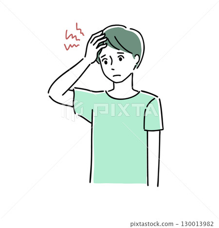 一個男人患頭痛 一個男人患頭痛 130013982