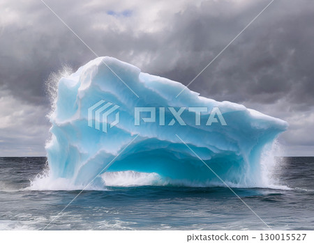 Global warming causes icebergs to collapse Global warming causes icebergs to collapse 130015527