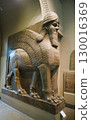 Ancient Assyrian statues, British Museum 130016369