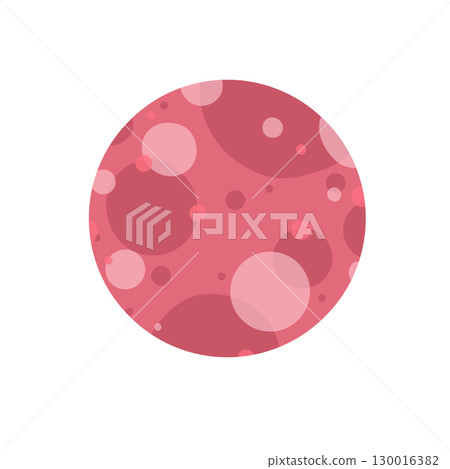 可愛又流行的火星圓點插畫 130016382