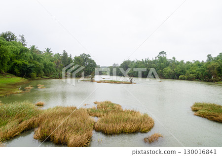Harangi river on the downstream of Harangi Dam 130016841