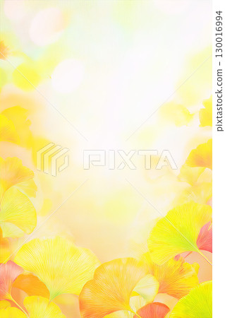 黃色銀杏背景素材 黃色銀杏背景素材 130016994