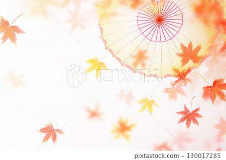 秋葉和日本傘背景材料 130017285