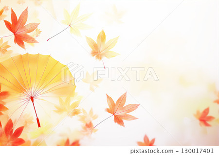 秋葉和日本傘背景材料 130017401