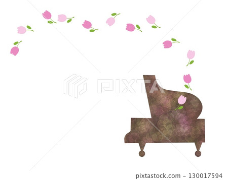 鋼琴與花 78 130017594