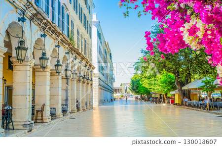 View of old town of Kerkyra, Corfu 130018607