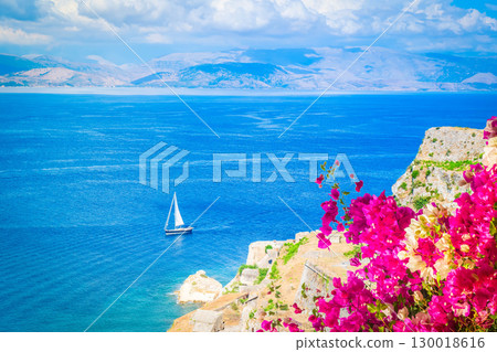 View of old town of Kerkyra, Corfu 130018616