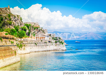 Old fortress in Corfu town Old fortress in Corfu town 130018646