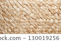 Raffia woven texture background natural eco-friendly beige tone 130019256
