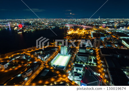 大阪夜景：從咲洲Cosmo Tower眺望 130019674