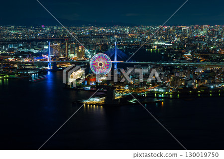 大阪夜景:從咲洲Cosmo Tower眺望 大阪夜景:從咲洲Cosmo Tower眺望 130019750