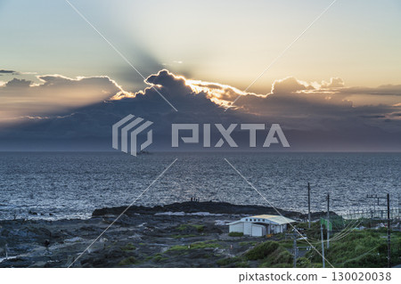神奈川縣的旅遊勝地城島的夜景[神奈川縣三浦市] 130020038