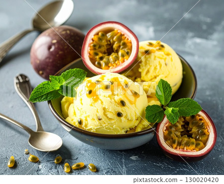 Passion fruit ice cream 130020420