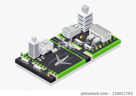 Isometric airport Isometric airport 130021763