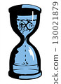 Fish in the hourglass. Vector drawing 130021879