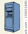 ATM device icon. Vector drawing 130021890