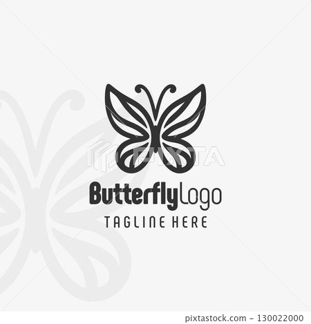 Elegant Butterfly Minimalist Logo Design Elegant Butterfly Minimalist Logo Design 130022000