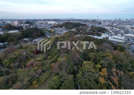 Drone aerial photography of Yokohama City (near Imai IC on the Yokohama Shindo Expressway) 130022183