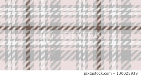 Light Pink and Gray Plaid Pattern, Classic Tartan Checkered Design with Soft Neutral Tones, Perfect for Textiles, Fashion, Modern Interiors, and Digital Backgrounds 130025939