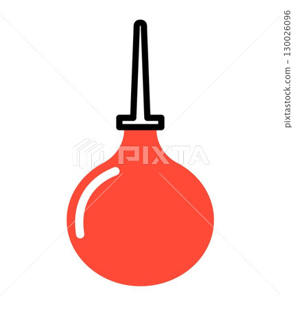 Medical enema icon, on transparent background, flat line design, vector illustration Medical enema icon, on transparent background, flat line design, vector illustration 130026096