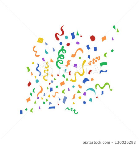 Paper Confetti Design vector illustartion 130026298
