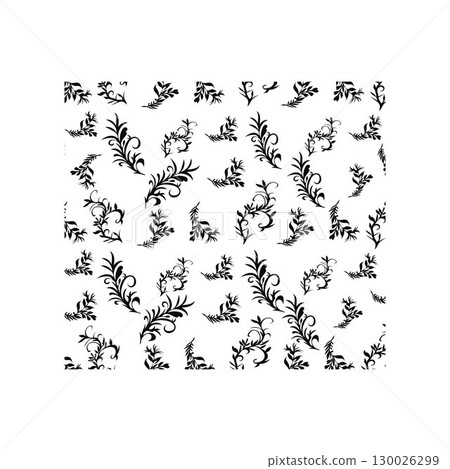 floral design elements flower pattern set  130026299