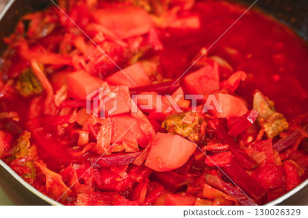 Spicy dish: Borsch 130026329