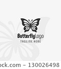 Vintage Butterfly Artwork Logo Design 130026498
